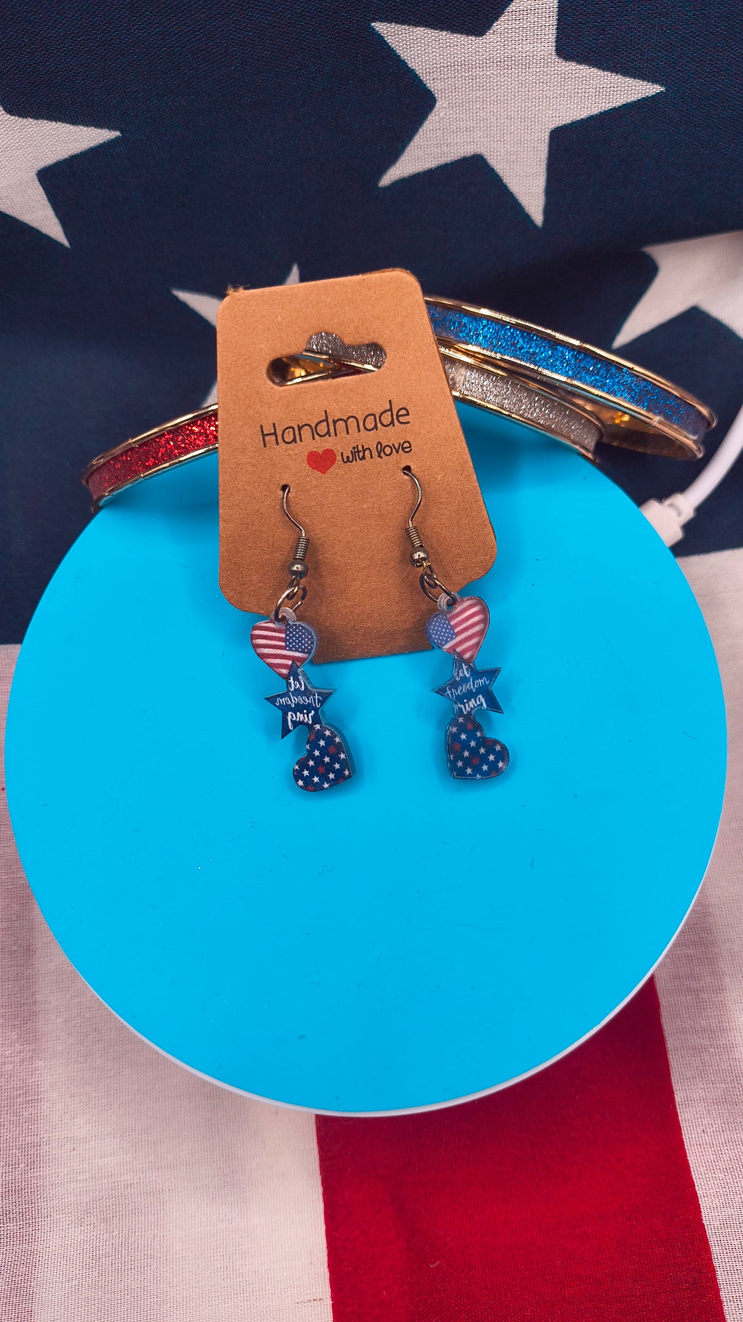Let Freedom Ring Earrings