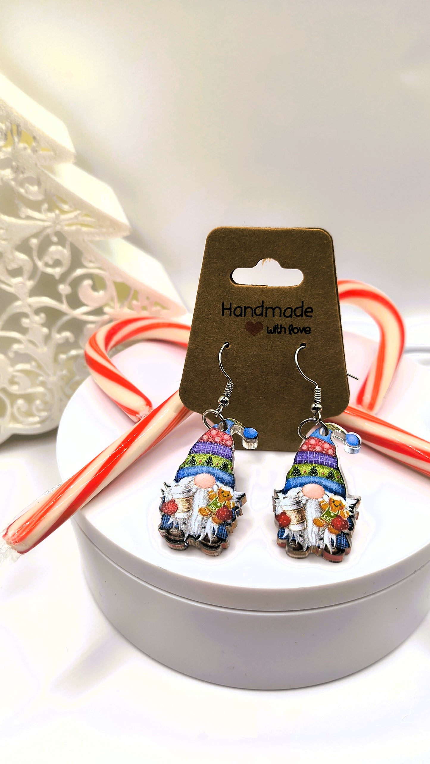 Winter Gnome Earrings