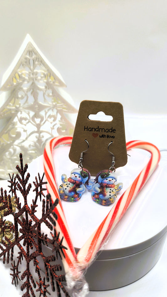 Christmas Snowmen Earrings