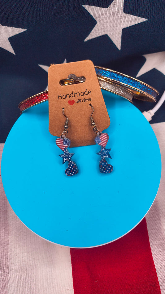 Let Freedom Ring Earrings